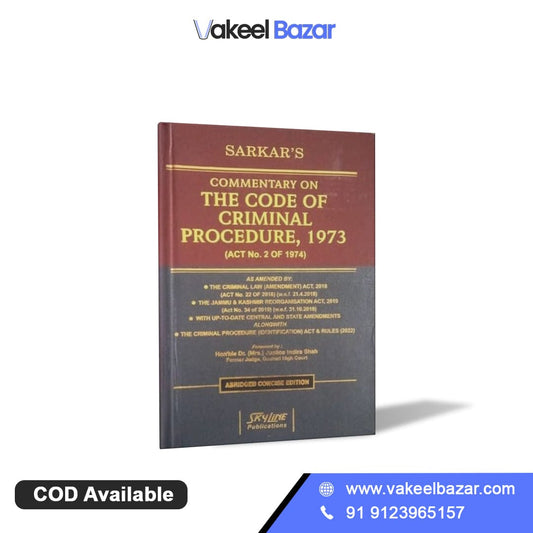 Sarkar's The Code of Criminal Procedure, 1973 by Skyline Publications