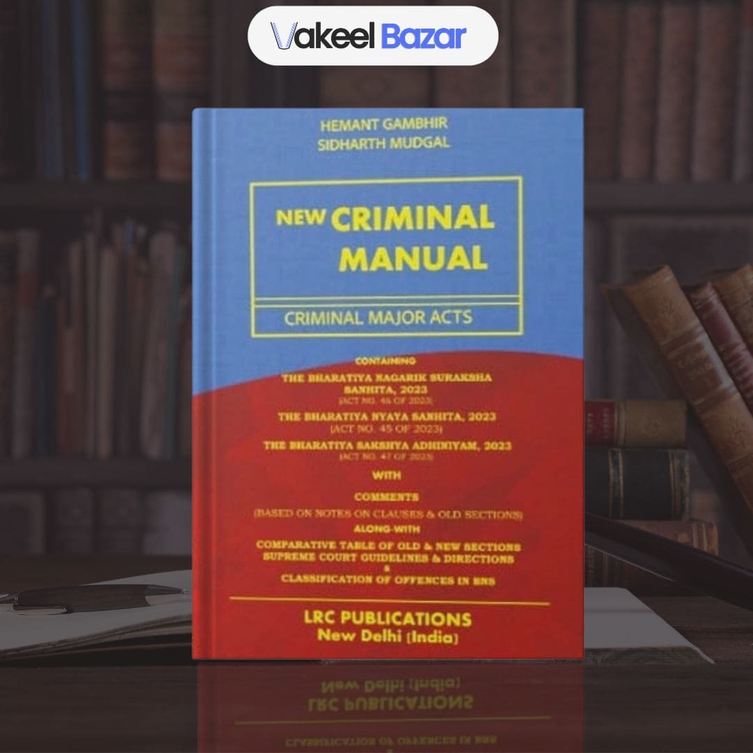 New criminal laws (bare act) and manual combo