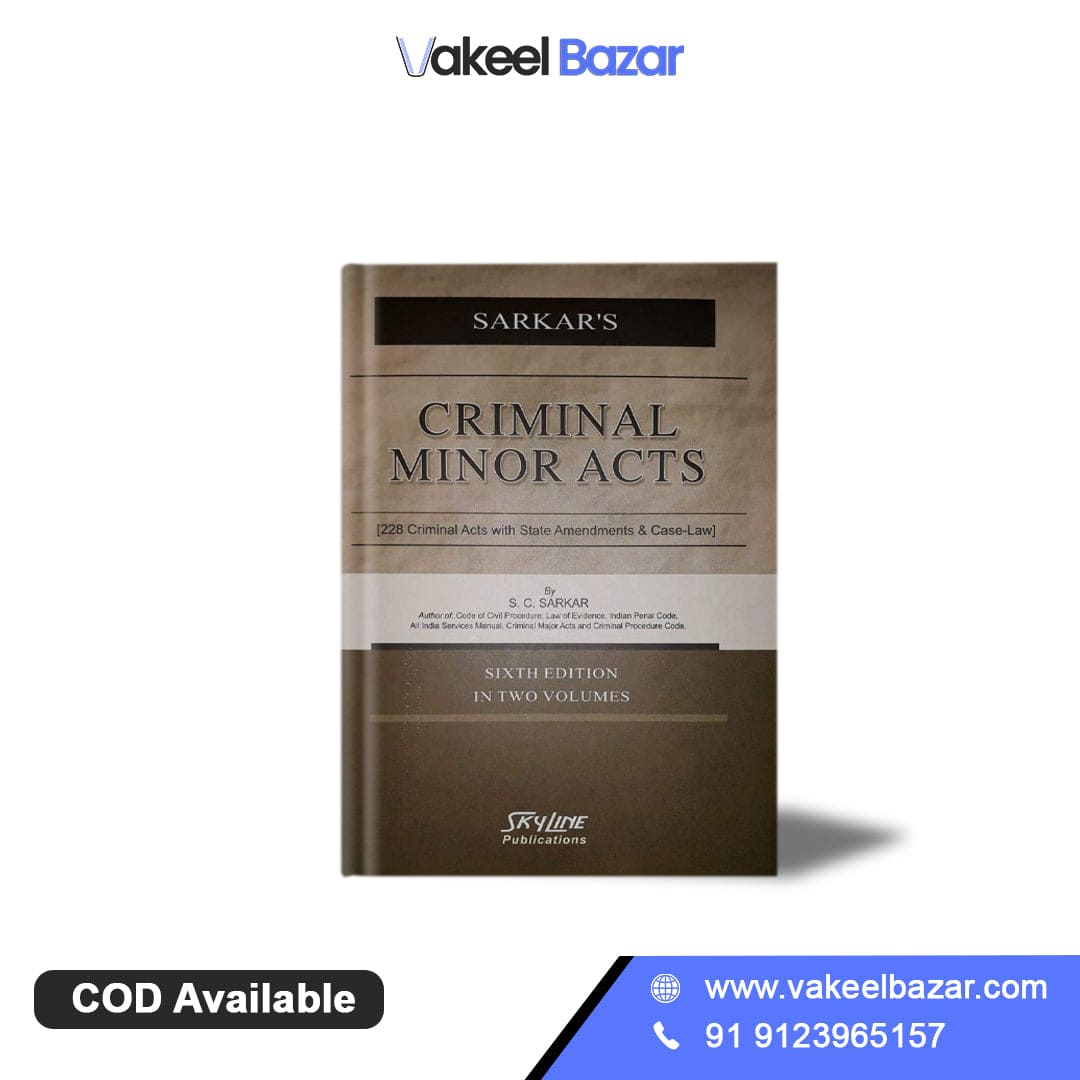 S. C. Sarkar's Criminal Minor Acts by Skyline Publications