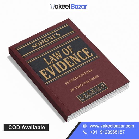 Sohoni's Law of Evidence by Premier Publishing Company